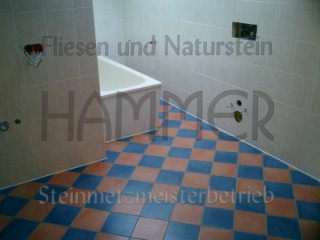 Boden im Schachbrettmuster